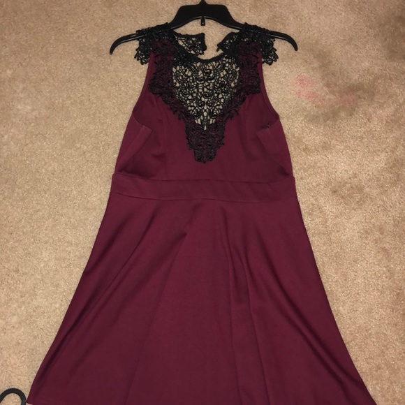 Macy's Dresses & Skirts - burgundy homecoming dress